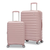 AMERICAN TOURISTER Color Vault Hardside Spinner Suitcase Set, 11 x 11 x 24, Pink Blush (SML153951E050) Each