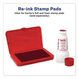 Carter's® Neat-Flo Stamp Pad Inker, 2 oz Bottle, Red, 36/Carton (AVE21447CT) Case of 36