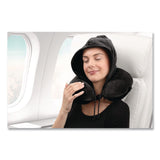 Brookstone® Hooded Memory Foam Pillow, One Size Fits Most, Black (BKTBNPM0006) Each