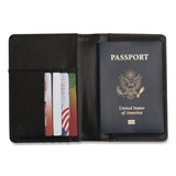 Brookstone® RFID Passport Holder, Polyurethane, Black (BKTBOAW0003010) Each