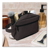 Brookstone® Fabric Travel Pouch, 8.27 x 2.76 x 6.3, Black (BKTBOBD0002) Each