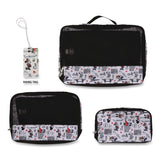 Bioworld® Minie and Mickey Mouse Four-Piece Packing Cube Set, Assorted Sizes (BWRPAY2JS2DSYPP) Each