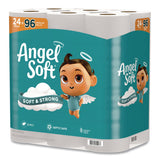 Angel Soft® Mega Toilet Paper, Septic Safe, 2-Ply, White, 320 Sheets/Roll, 24 Rolls/Pack (GPC794085) Each