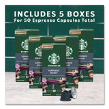 Starbucks® By NESPRESSO® Espresso Roast Original Pod, 10/Pack, 5 Packs/Box (SBK109053) Box of 50