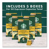 Starbucks® By NESPRESSO® Blonde Espresso Roast Original Pod, 10/Pack, 5 Packs/Box (SBK109054) Box of 50