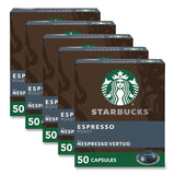 Starbucks® By NESPRESSO® Espresso Roast Vertuo Pod, 10/Pack, 5 Packs/Box (SBK117662) Box of 50