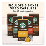 Starbucks® By NESPRESSO® Original Line Variety Pack, Blonde Espresso/Columbia/House Blend/Pike Place Original Pods, 50/Box (SBK109044) Box of 50