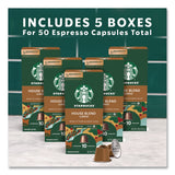 Starbucks® By NESPRESSO® House Blend Original Pods, 10/Pack, 5 Packs/Box, 50/Box (SBK109047) Box of 50
