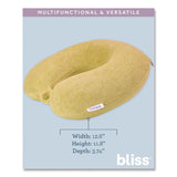 Bliss Terry Cloth Neck Pillow, Orange (ILBSCPP0005803) Each