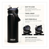CamelBak® Thrive FlipStraw Stainless Steel Vacuum Insulated Water Bottle, 32 oz, Black (WLB2855001001) Each