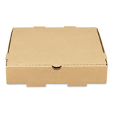 Karat® Corrugated Pizza Box, 10 x 10 x 2, Kraft, Cardboard, 50/Carton (KRTFPPBF10K) Case of 50