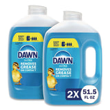 Dawn® Ultra Dishwashing Liquid Refill Jug, Unscented, 51.5 oz Jug, 2/Carton (PGC23262) Case of 2
