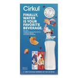 Cirkul® Flavor Water Bottle Kit, 22 oz, White (CIR850021373382) Each