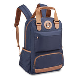 DELSEY PARIS Flanerie Laptop Backpack, Fits Devices Up to 15.9", 13.5 x 7.25 x 16.5, Navy (DSY40303160002) Each