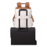 DELSEY PARIS Flanerie Laptop Backpack, Fits Devices Up to 15.9", 13.5 x 7.25 x 16.5, Champagne (DSY40303160017) Each