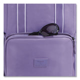 DELSEY PARIS Florence by Mills Carefree Carry Laptop Backpack, Fits Devices Up to 16.9", 12.5 x 7.25 x 17.5, Lavender (DSYF4398061128) Each