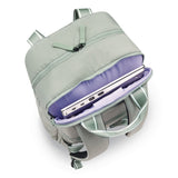 DELSEY PARIS Florence by Mills Carefree Carry Laptop Backpack, Fits Devices Up to 16.9", 12.5 x 7.25 x 17.5, Sage (DSYF4398061133) Each