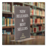 Excello Global Products® Double-Sided Sign Holder, 8.5 x 11 Insert (EXOSHT8511) Each