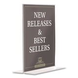 Excello Global Products® Double-Sided Sign Holder, 8.5 x 11 Insert (EXOSHT8511) Each