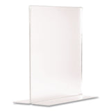 Excello Global Products® Double-Sided Sign Holder, 8.5 x 11 Insert (EXOSHT8511) Each