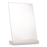 Global Printed Products Acrylic Sign Holder with Dual Function Base, 5 x 7 Insert (GPUSGNHAB5X7) Each