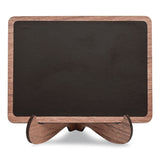 Excello Global Products® Mini Chalkboards, Black Surface, Brown Frame, 2.9 x 3.9, 10/Pack (EXOMINICHLK) Pack of 10