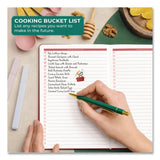 Clever Fox® Recipe Book, Customizable Space for 60 Recipes, Engraved Food and Kitchen Artwork, Burgundy Cover, 8.3 x 5.8 Sheets (LFXTF8NP4O50F) Each