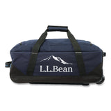 L.L.Bean® Adventure 22" Polyester Telescoping Carry-On Travel Duffel with Wheels, 22 x 12 x 9, Navy (LLB52071174) Each