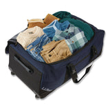 L.L.Bean® Adventure 22" Polyester Telescoping Carry-On Travel Duffel with Wheels, 22 x 12 x 9, Navy (LLB52071174) Each