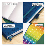 Clever Fox® Dotted Journal 2.0, Engraved Daily Life Artwork, Dotted Rule, Navy Blue Cover, (80) 8.3 x 5.8 Sheets (LFX4J7Y7G96QA) Each