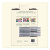 Lifelines® FlowArt Dot-By-Letter Coloring Book, Botanic, with 4 Double-Sided Markers, All Ages, 20 Sheets (LLN165005) Each