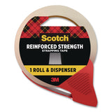 Scotch® Reinforced Strength Strapping Tape 1.88" x 30 yds, 3" Core, Translucent (MMM8959RD) 1 RL