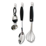 Command™ Small Wire Hooks, Small, Plastic/Metal Wire, White, 0.5 lb Capacity, 6/Pack (MMM17067CLR6ES) Each