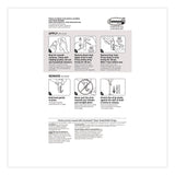 Command™ Small Wire Hooks, Small, Plastic/Metal Wire, White, 0.5 lb Capacity, 6/Pack (MMM17067CLR6ES) Each