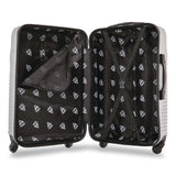 InUSA Luggage Resilience 20" Hardside Carry-On Suitcase, 14.96 x 8.66 x 21.65, Silver (WLBIURES00SSIL) Each