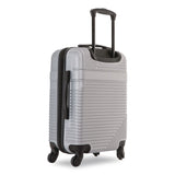 InUSA Luggage Resilience 20" Hardside Carry-On Suitcase, 14.96 x 8.66 x 21.65, Silver (WLBIURES00SSIL) Each
