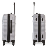 InUSA Luggage Resilience 20" Hardside Carry-On Suitcase, 14.96 x 8.66 x 21.65, Silver (WLBIURES00SSIL) Each