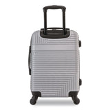 InUSA Luggage Resilience 20" Hardside Carry-On Suitcase, 14.96 x 8.66 x 21.65, Silver (WLBIURES00SSIL) Each