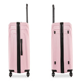 InUSA Luggage Vasty Three-Piece Hardside Spinner Luggage Set, Pink (WLBIUVASSMLPNK) Each