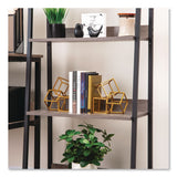 Mind Reader Geometric Cube Metal Bookends, Nonskid Base, 4.25 x 6 x 6, Iron, Gold (EMSBLOCKS2GLD) Each