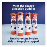 Elmer's® BlooStick Buddies Washable Removable Glue Sticks, 0.21 oz, 4/Pack (EPI2213740) Pack of 4