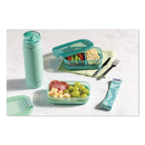 ello® Lunch Stack Bento Box, 2 Containers, 5.24 x 7.13 x 4.41, Mint Chip (LFC62124449356) Each