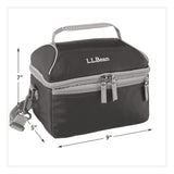 L.L.Bean® Flip-Top Insulated Lunch Box, 9 x 5 x 7, Black (LLB0SUL710000) Each