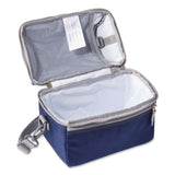 L.L.Bean® Flip-Top Insulated Lunch Box, 9 x 5 x 7, Navy (LLB0SUL721000) Each