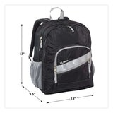 L.L.Bean® Deluxe Book Pack Backpack, 13 x 9.5 x 17, Black (LLB0TXT901000) Each