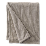 L.L.Bean® Wicked Plush Throw, 60 x 80, Charcoal Gray Heather (LLB3027826986) Each