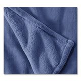 L.L.Bean® Wicked Plush Throw, 50 x 60, Deep Blue (LLB3027811498) Each