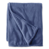 L.L.Bean® Wicked Plush Throw, 50 x 60, Deep Blue (LLB3027811498) Each