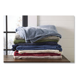 L.L.Bean® Wicked Plush Throw, 60 x 80, Deep Blue (LLB3027821498) Each