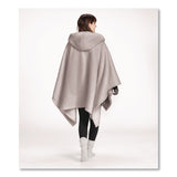 L.L.Bean® Cozy Sherpa Wearable Throw, 58 x 60, Gray (LLB5148468281) Each